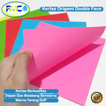 Kertas Origami Warna Pastel 2 Sisi Lembar Warna Warni Origami Paper Kerajinan Kreasi DIY Serbaguna