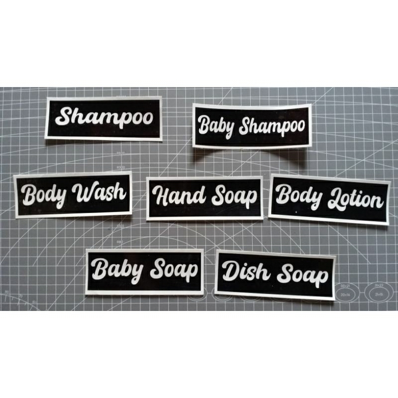 Stiker Botol Sabun