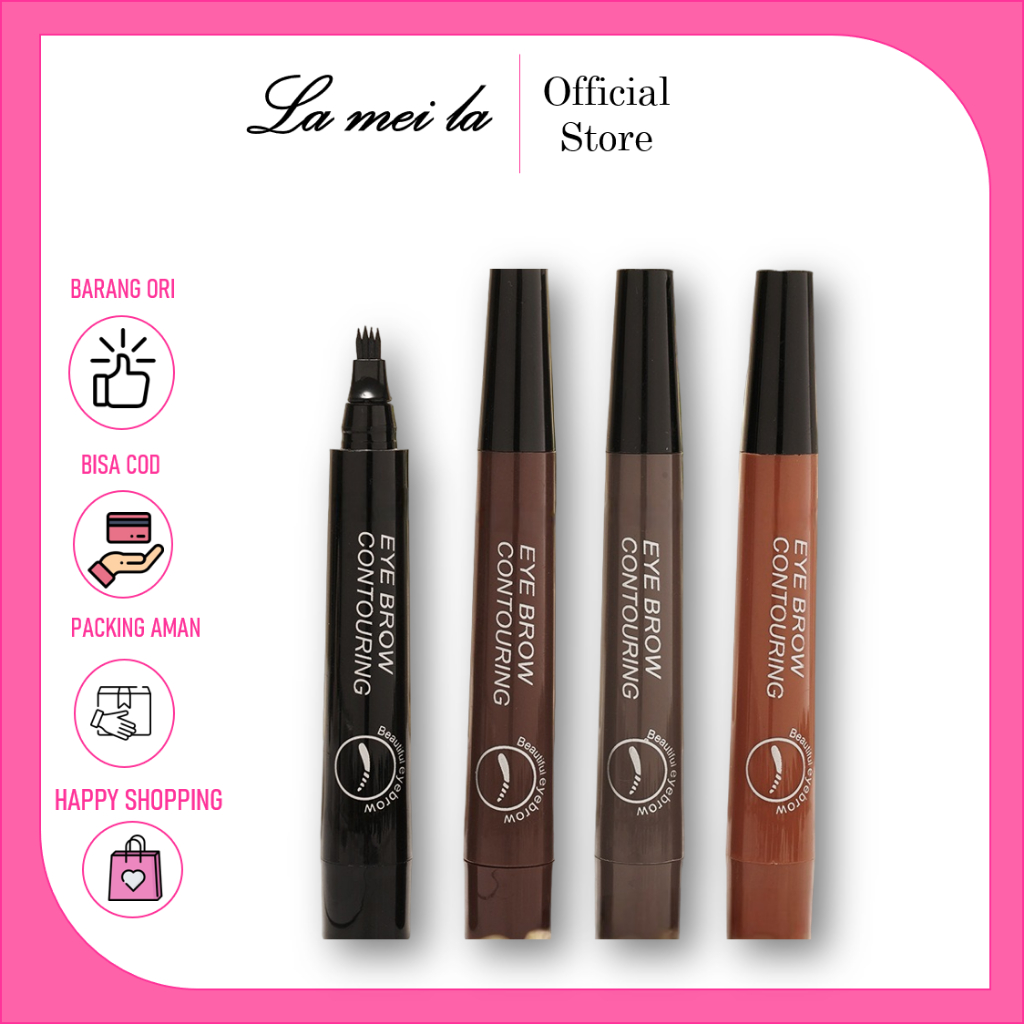 Pensil Alis Viral LM 27575 Eyebrow Contouring Tahan Air Tahan Lama