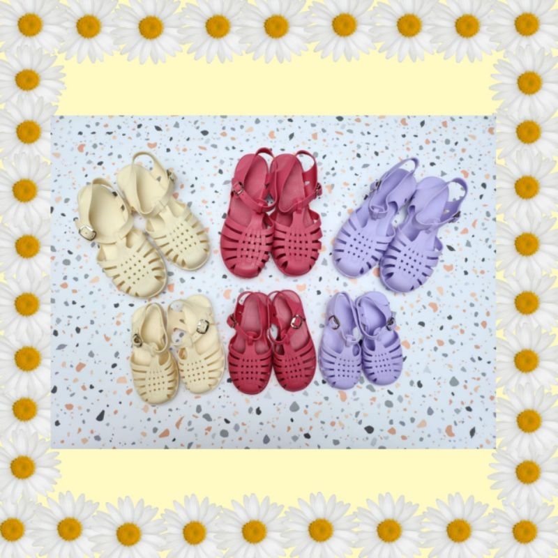 new color Meisha doff kids size 22-30/jelly shoes kids/sandal anak import/sandal anak karet/sandal sepatu anak jelly/jelly shoes kids/sepatu sandal slippers/sepatu sandal couple mom and kids