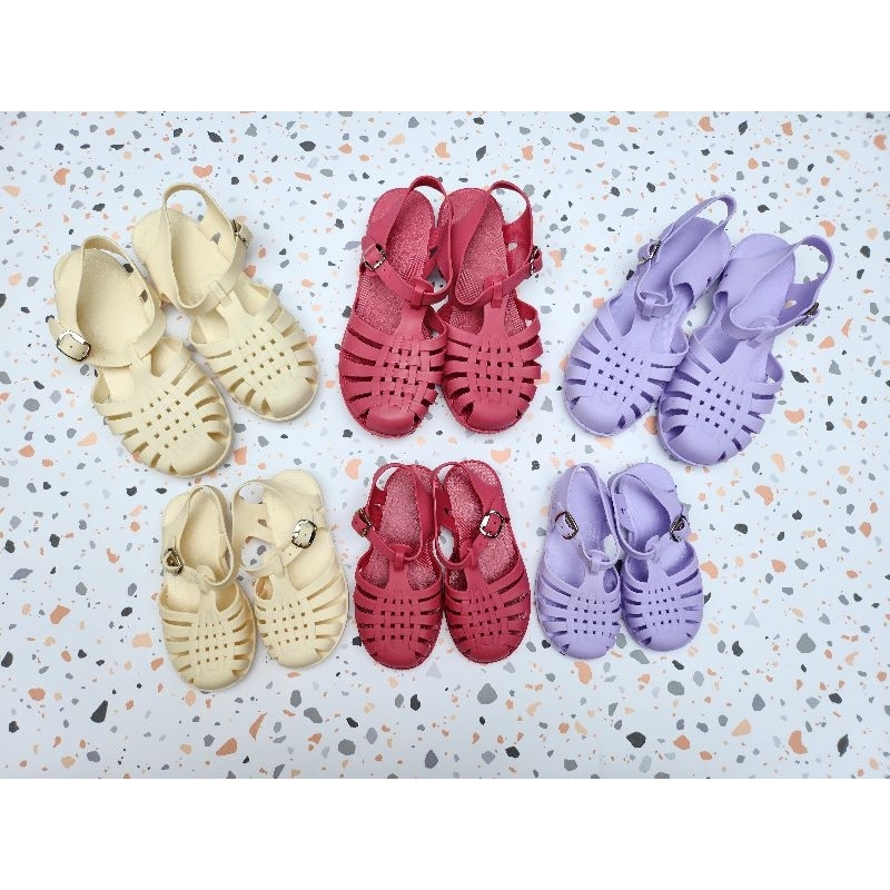 new color Meisha doff kids size 22-30/jelly shoes kids/sandal anak import/sandal anak karet/sandal sepatu anak jelly/jelly shoes kids/sepatu sandal slippers/sepatu sandal couple mom and kids