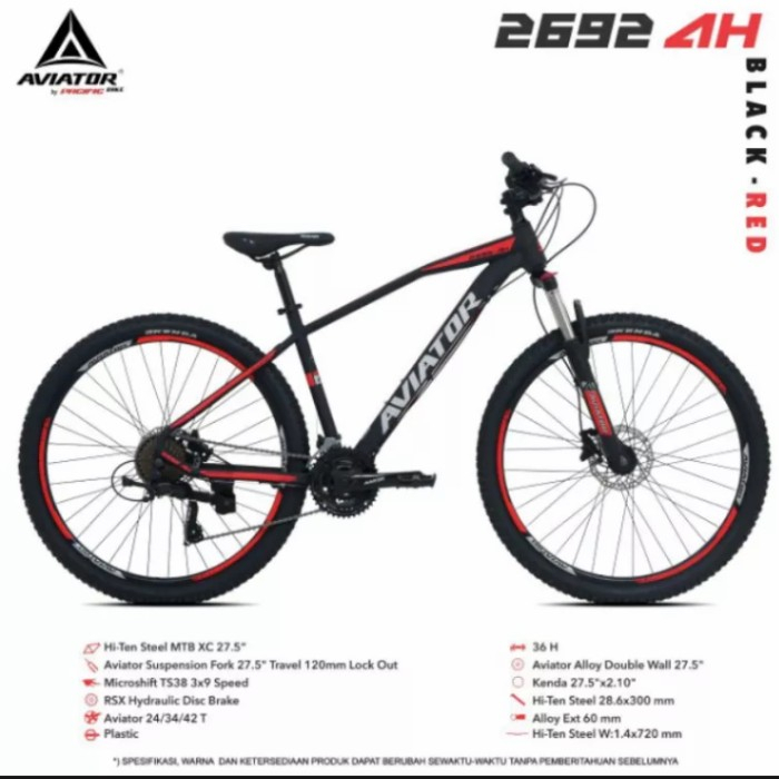 Sepeda MTB Aviator 2692 AH UK 27.5 inch