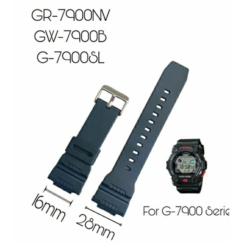 strap Tali Jam tangan Casio G-sock 7900 G7900