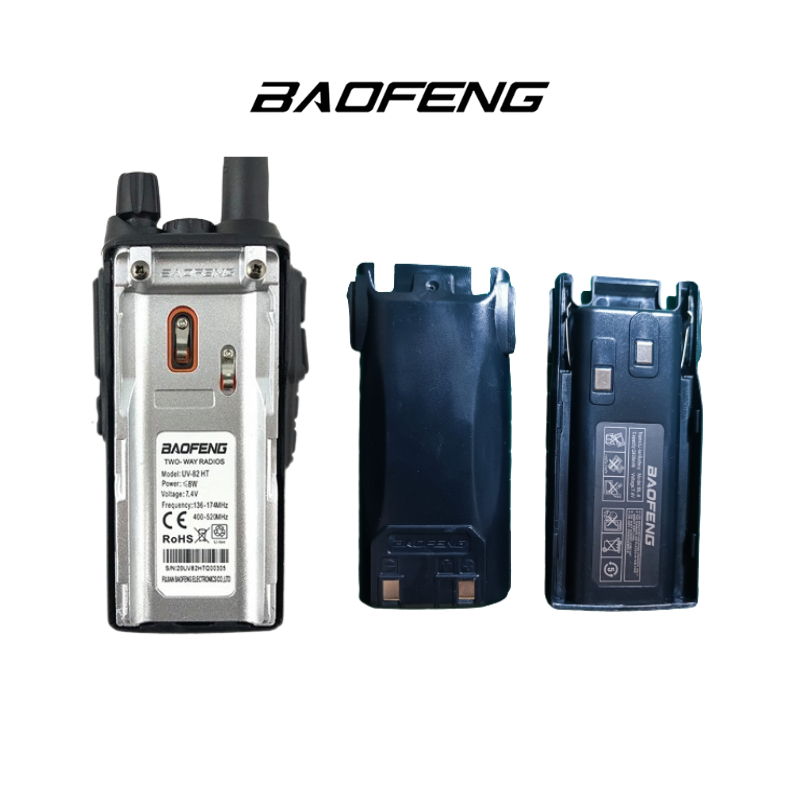 Baterai Cadangan Batere HT BAOFENG UV-82 UV82 BL-8 Battery 2800mAh