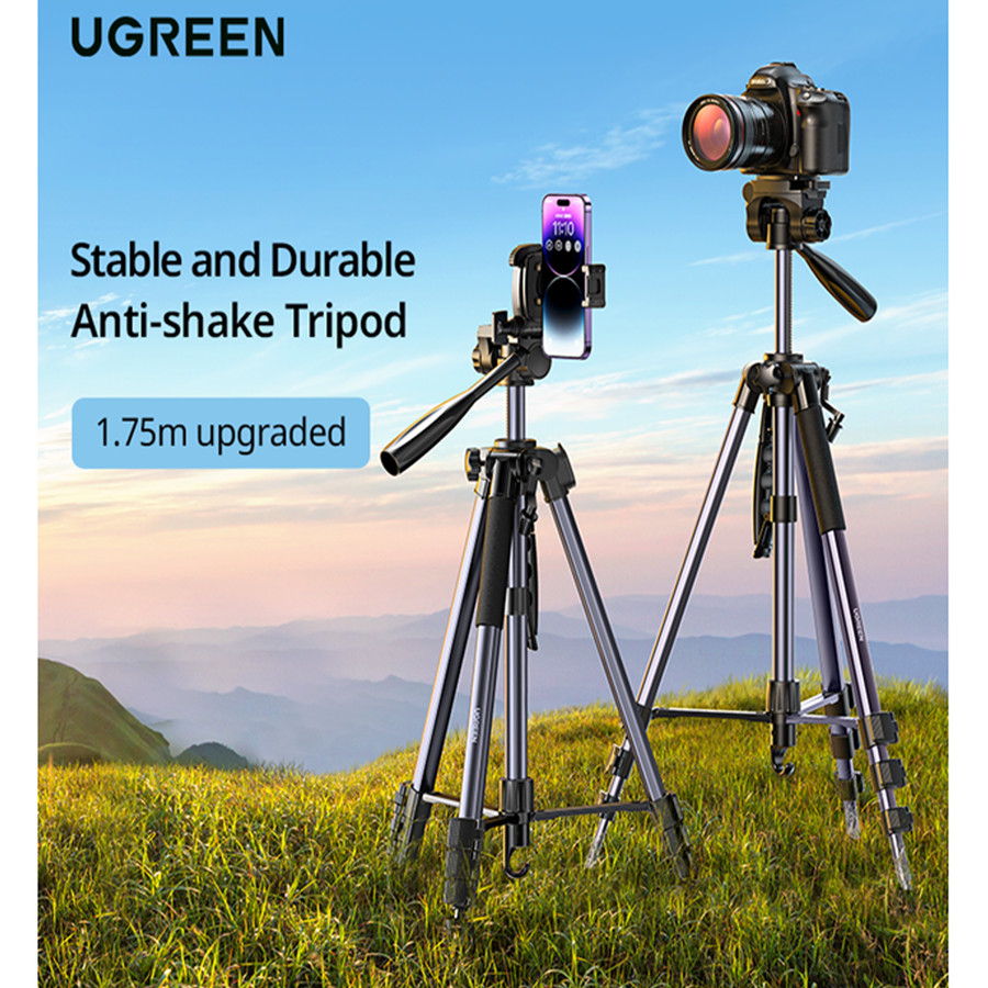 UGREEN Professional Tripod Camera HP Monopod Portable Kamera DSLR Mirrorless dan Smartphone