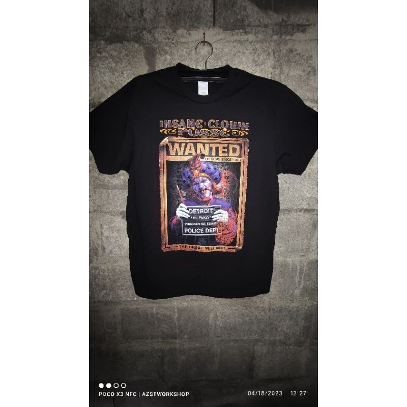 Kaos ICP Insane Clown Posse wanted Hiphop Rap Tshirt