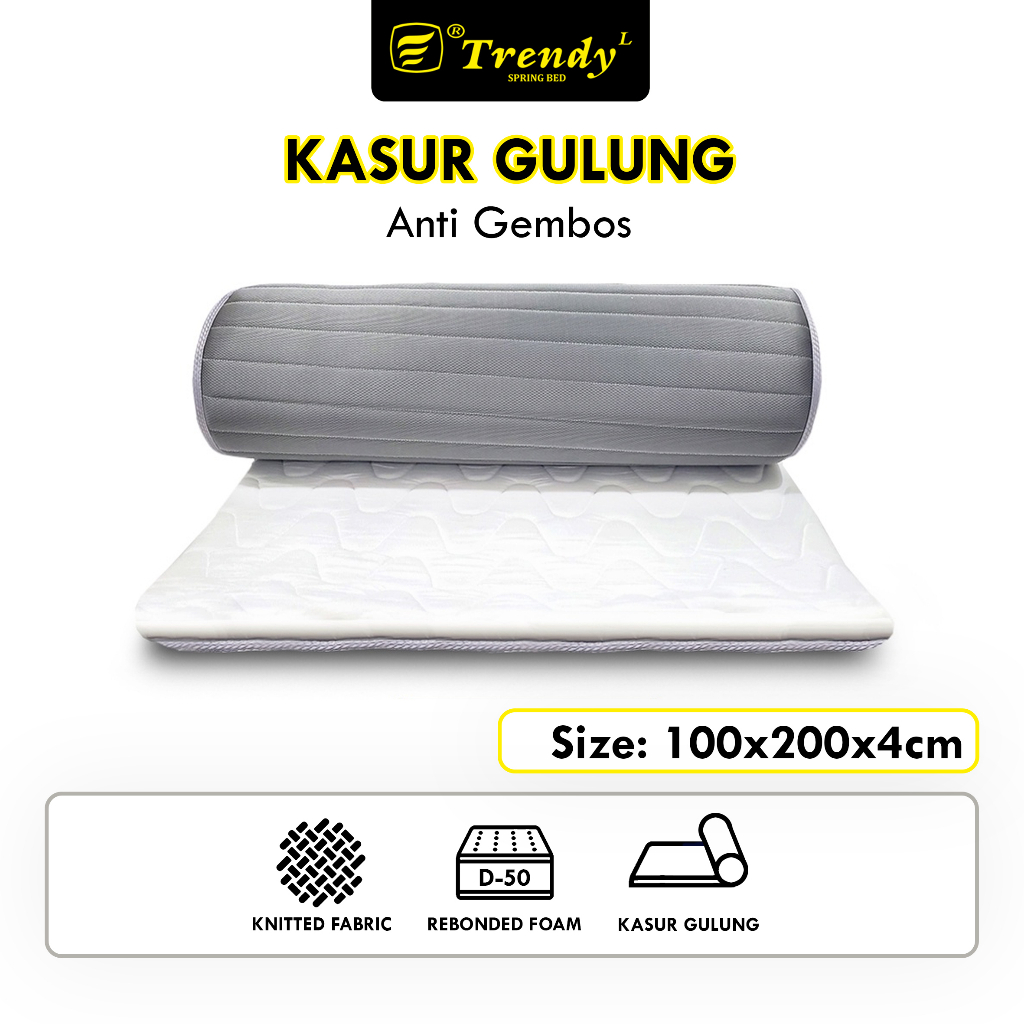 Trendy Kasur Gulung 100x200 - Kasur Matras Lantai / Lesehan / Alas