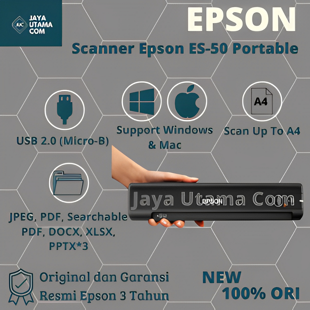 Scanner Epson WorkForce ES-50 Portable Sheetfed - ES50