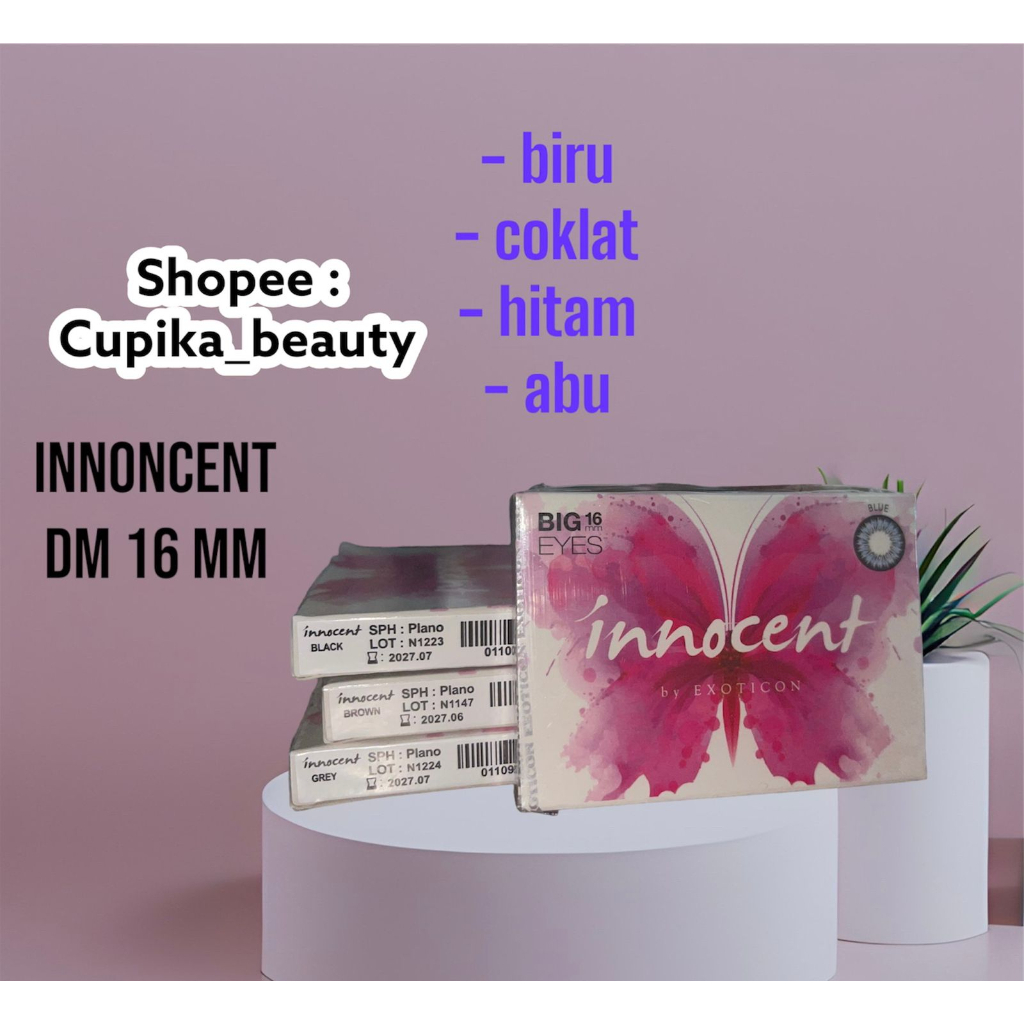 &lt;uu.xx&gt; innocent softlens - softelns innoncent big eye dm 16 mm -- kontak lensa inoncent