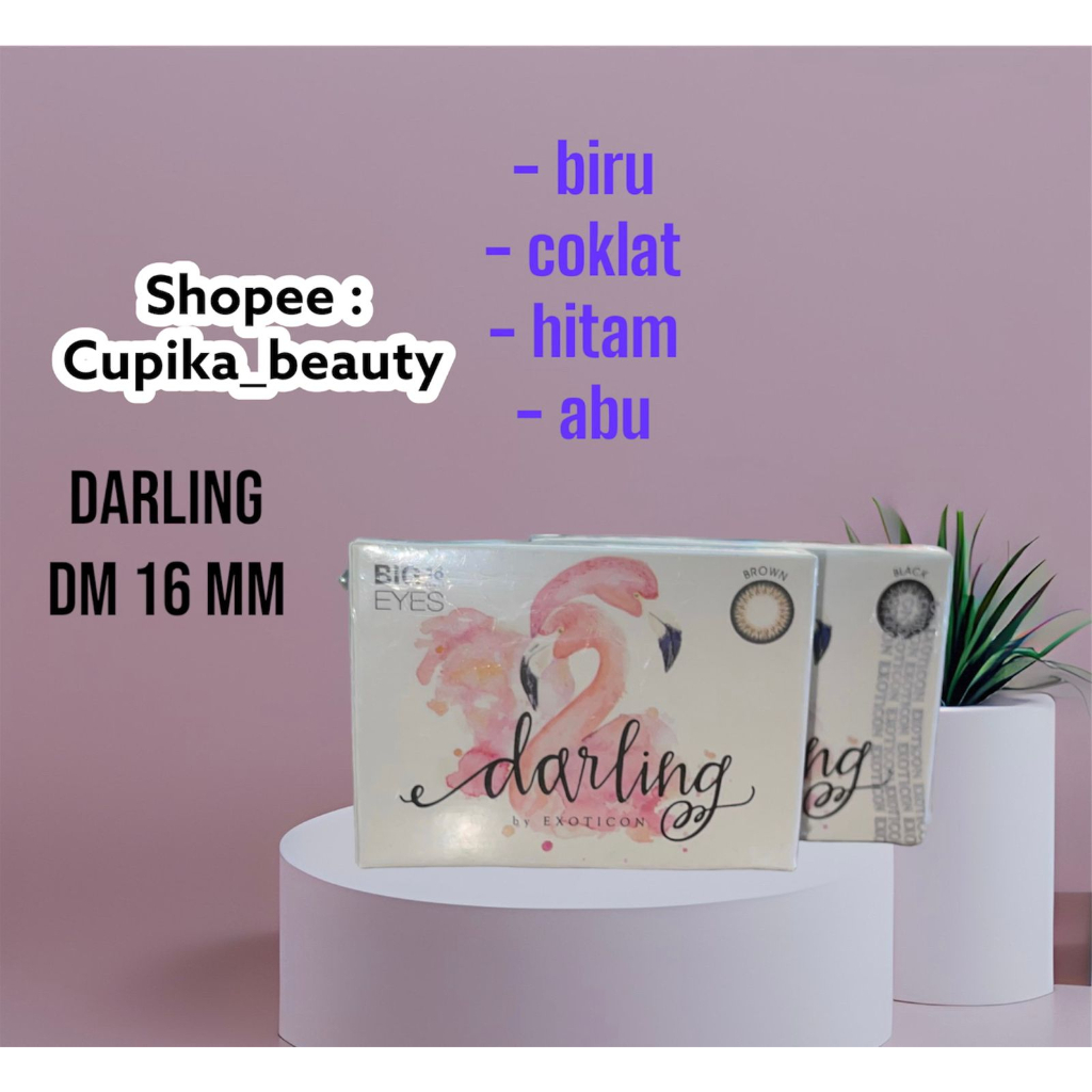 uu,xx - DARLING SOFTLENS BY EXOTICON DM 16 MM - LENSA MATA PLANO NORMAL