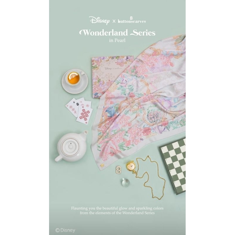 Buttonscarves x Disney Wonderland Series