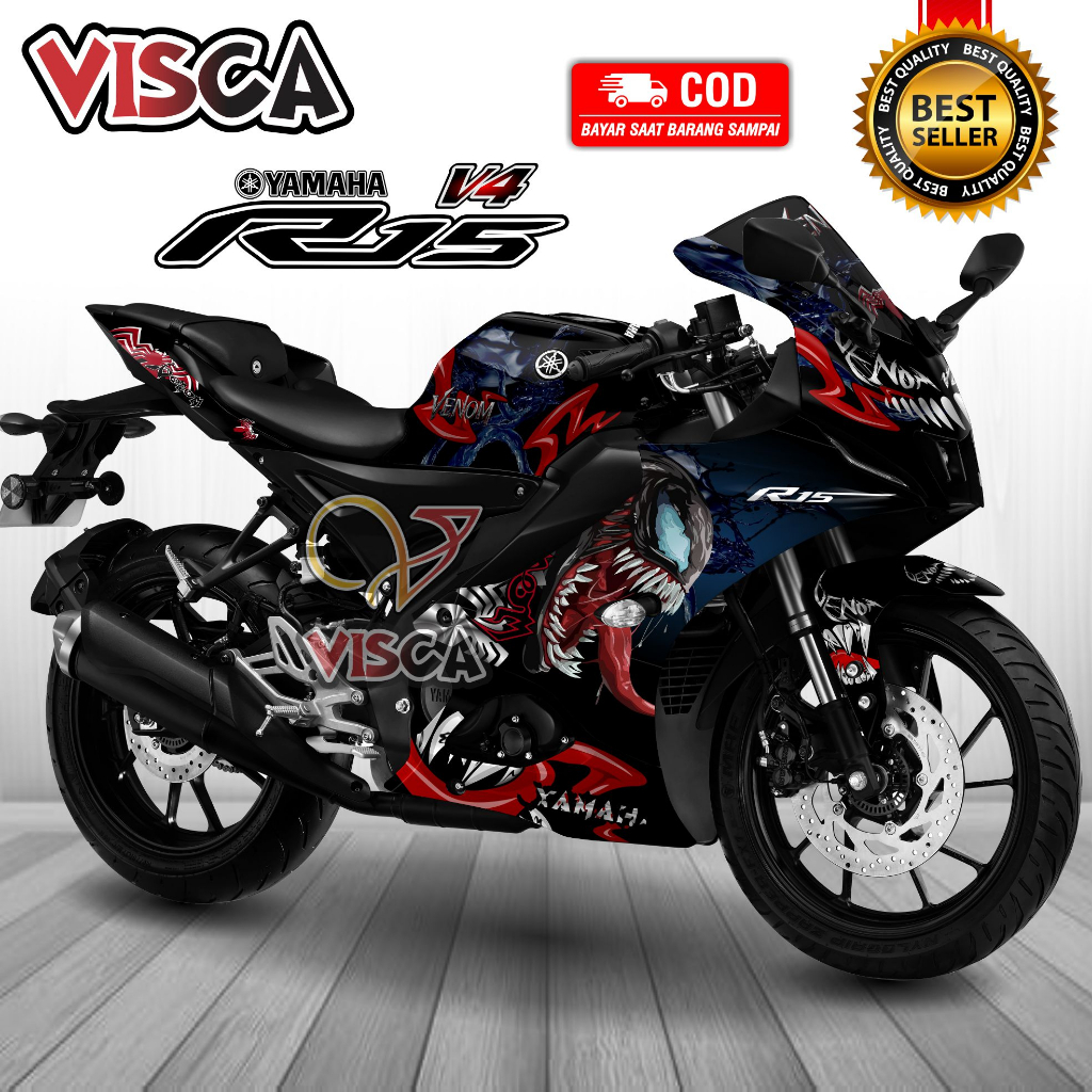 Decal R15 V4 Full Body Stiker R15 V4 Full Body Dekal R15 V4 Venom