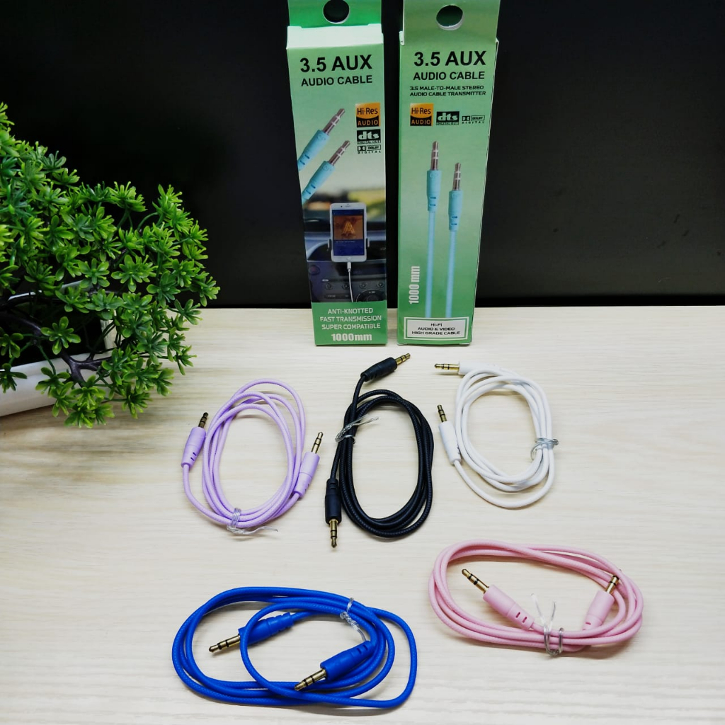 Kabel aux headset ENOV MACARON 1 IN 1 / kabel audio speaker music Audio enov by.sultan