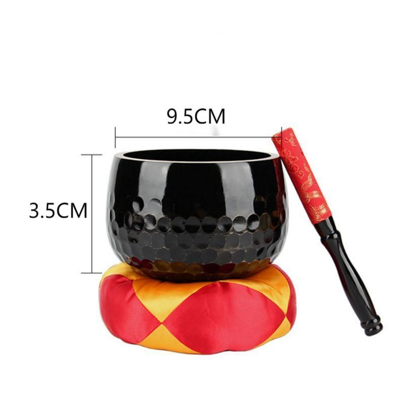 Singing Bowl Bahan Tembaga Tibetan Healing Bowl Buddha Tibet Struck Bowl Untuk Meditasi Umat Budha