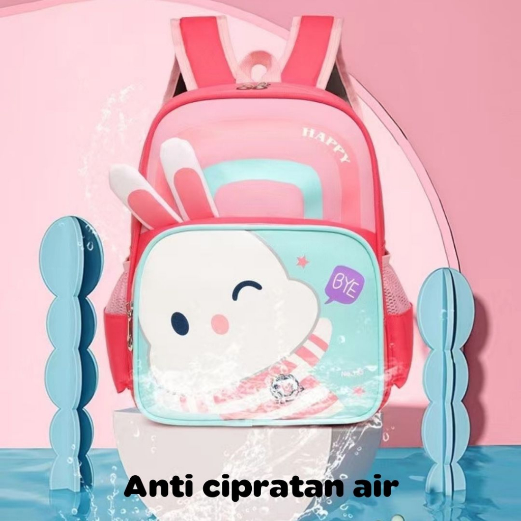 [M.Toys] Tas Ransel Anak Sekolah Gambar Karakter Hewan Lucu BUat Paud dan TK Kualitas Import Premium -M0240