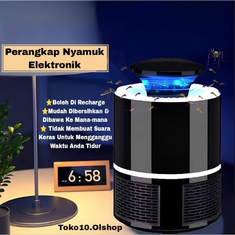 ALAT PERANGKAP PENGUSIR  JEBAKAN PENYEDOT NYAMUK LALAT ELEKTRIK MOSQUITO⭐Toko10⭐