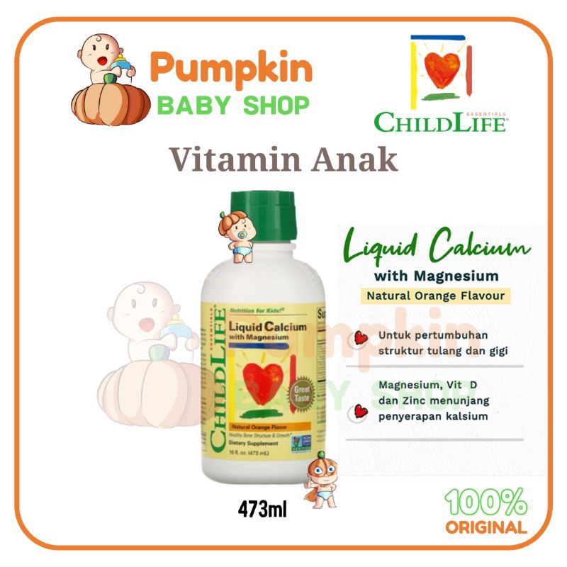 ChildLife Liquid Calcium / Child Life Calcium Anak