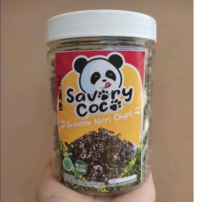 

RB Savory Coco Sesame Nori Chips - Snack Seaweed Wijen Toples 100 gr