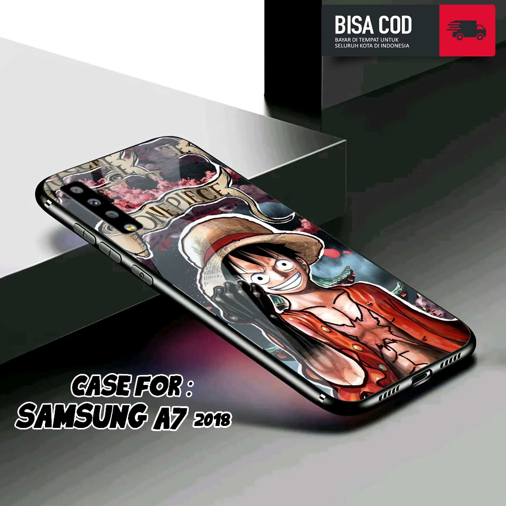 Case Samsung A7 2018 Motif [ANIME OOOP] Casing Samsung A7 2018 TERBARU Hardcase Glossy Kilau 2D Case