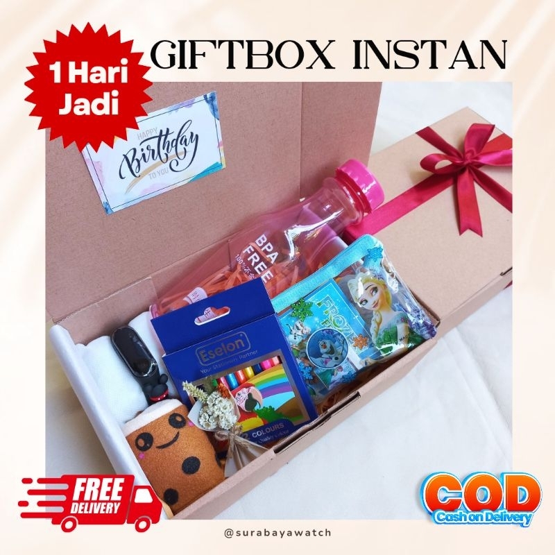 (PAKET I) Giftbox Anak PAUD KB TK SD | Hampers Anak TK Cewek Cowok | Set Kado Anak