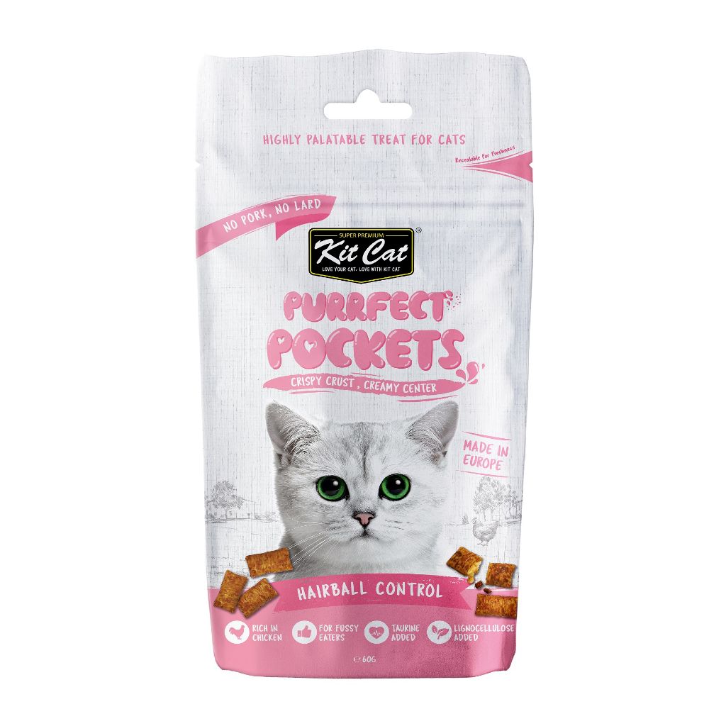 KIT CAT PURRFECT POCKETS / SNACK KUCING KIT CAT 60GR