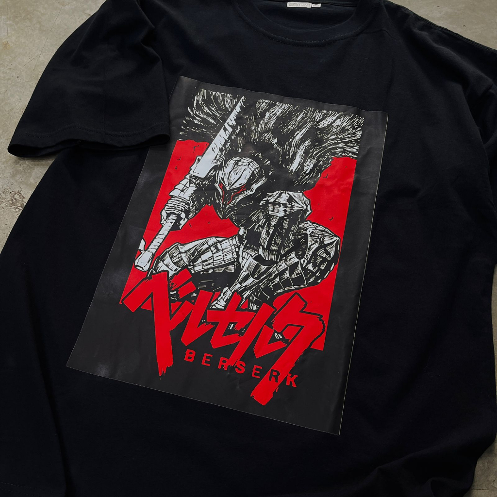 Tshirt Berserk Black Anime Manga Premium Unisex