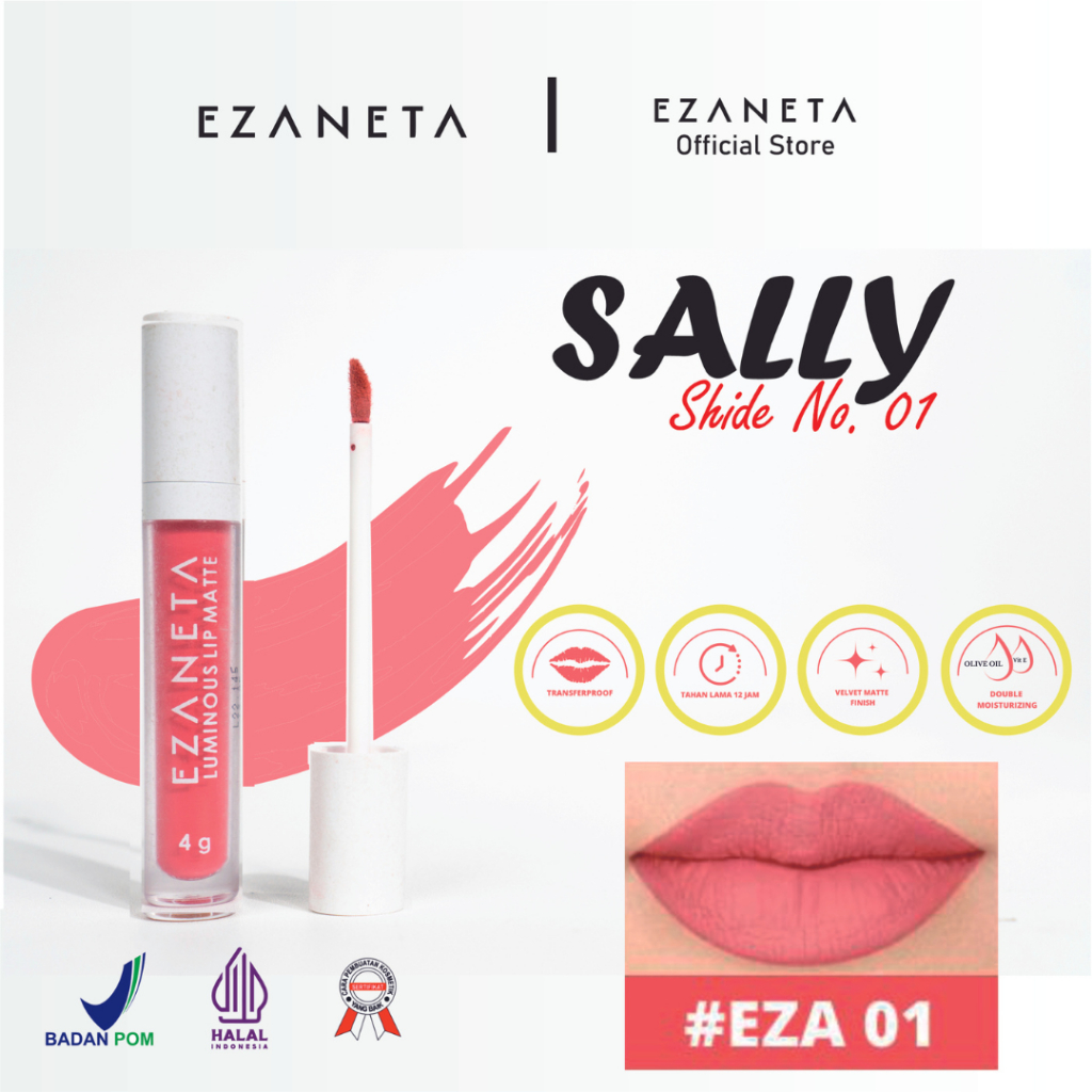 EZANETA LUMINOUS LIP MATTE LIP CREAM 01