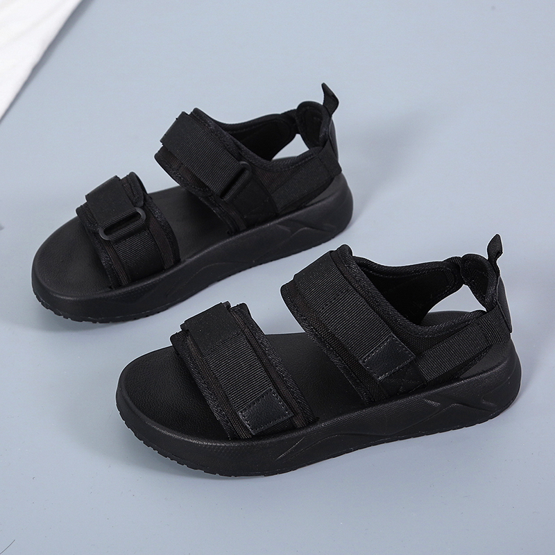 Sandal Gunung Double Velcro Black / Sandal Wanita 5357 (35-40)