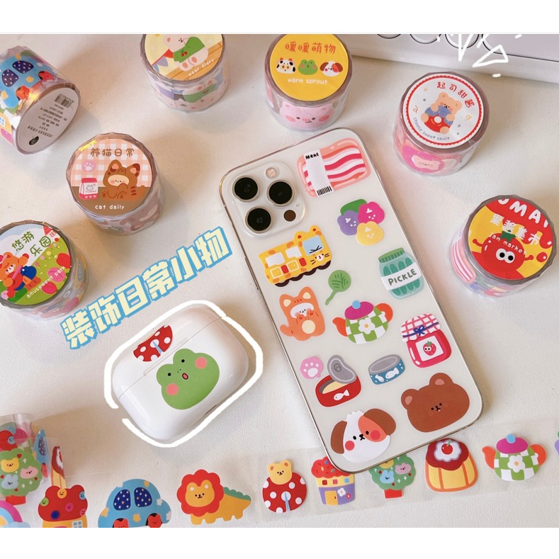 STICKER  POP UP TAPE STIKER DECORATIVE DIY TIMBUL