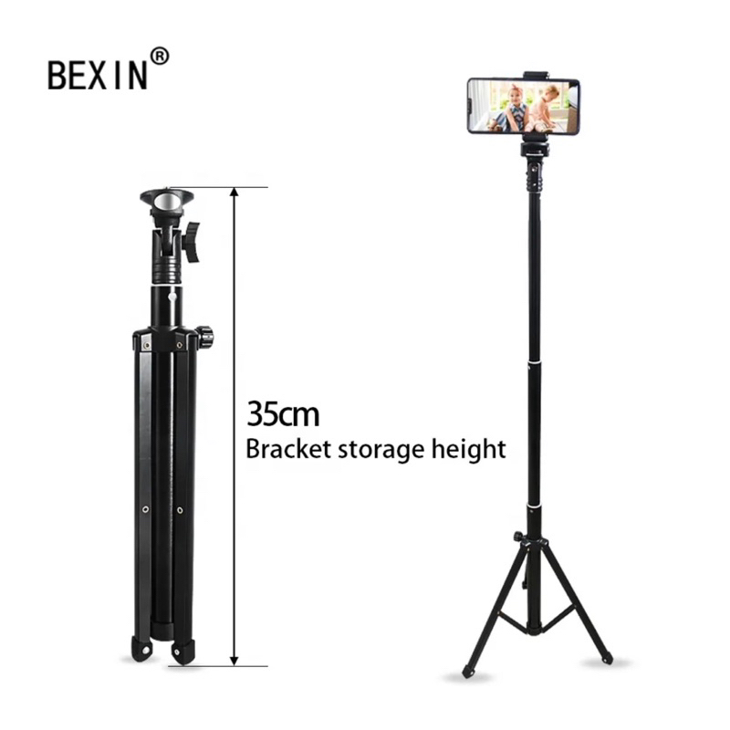 BEXIN MS21 Selfie Stick Tongsis Portable Tripod Kamera Vlogging Camera Monopod | MS21-A | SKU 1.037.