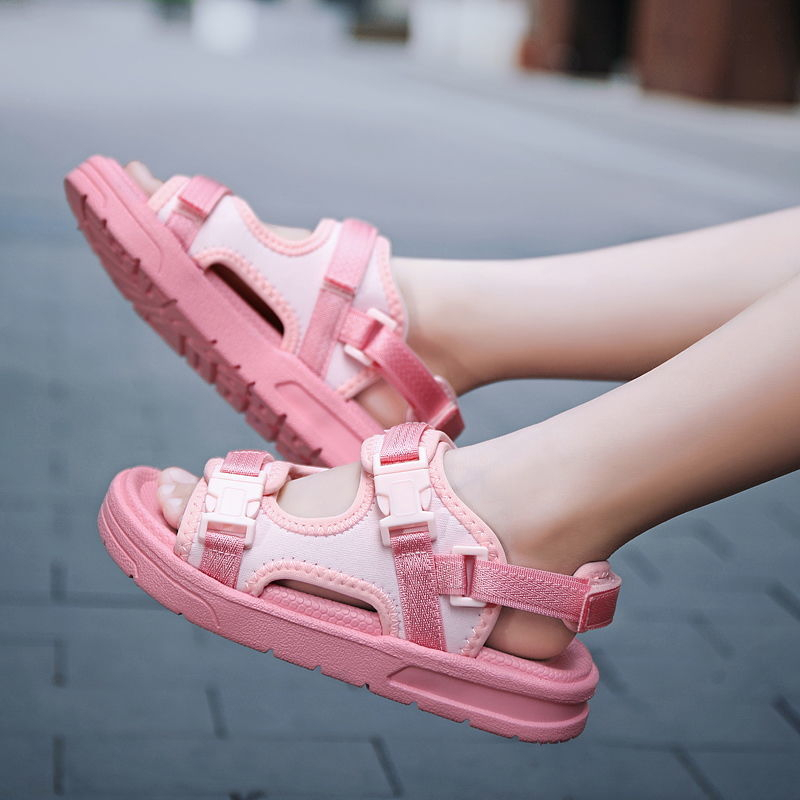 Fashion Trendy Double Velcro Sandal Anak Perempuan 5361 (27-35)