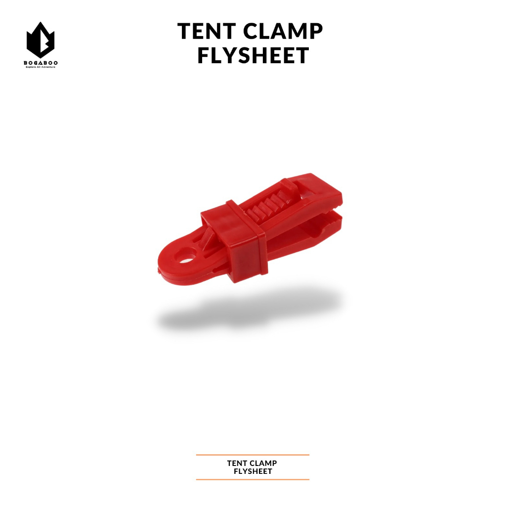 Penjepit clamp flysheet - penjepit outer tenda - tent  clamp - tent clip - clamp strap  - pengencang flysheet Tenda Gunung