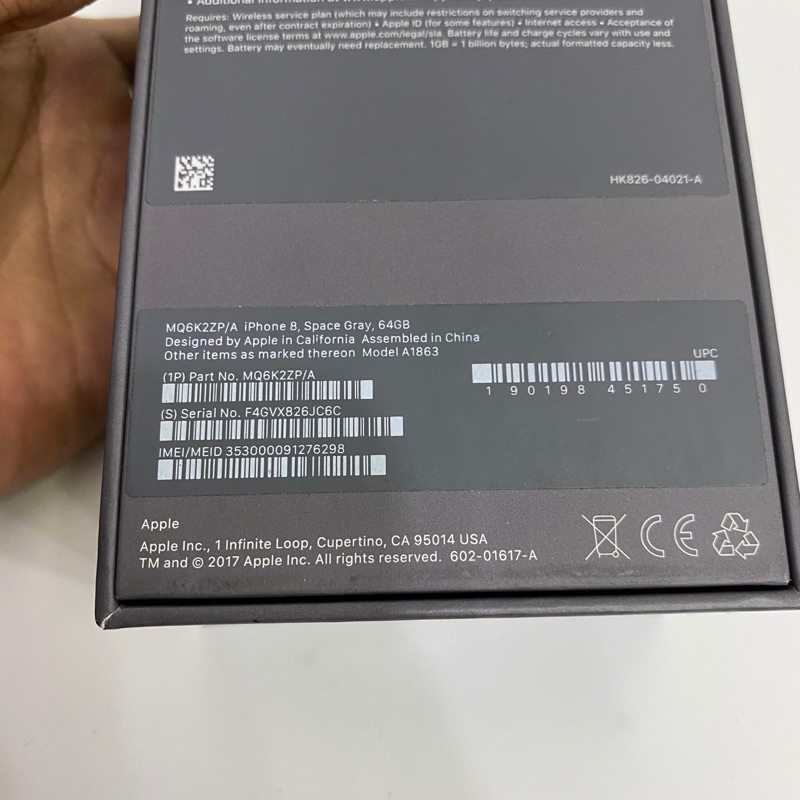 apple iPhone 8 Original imei aman