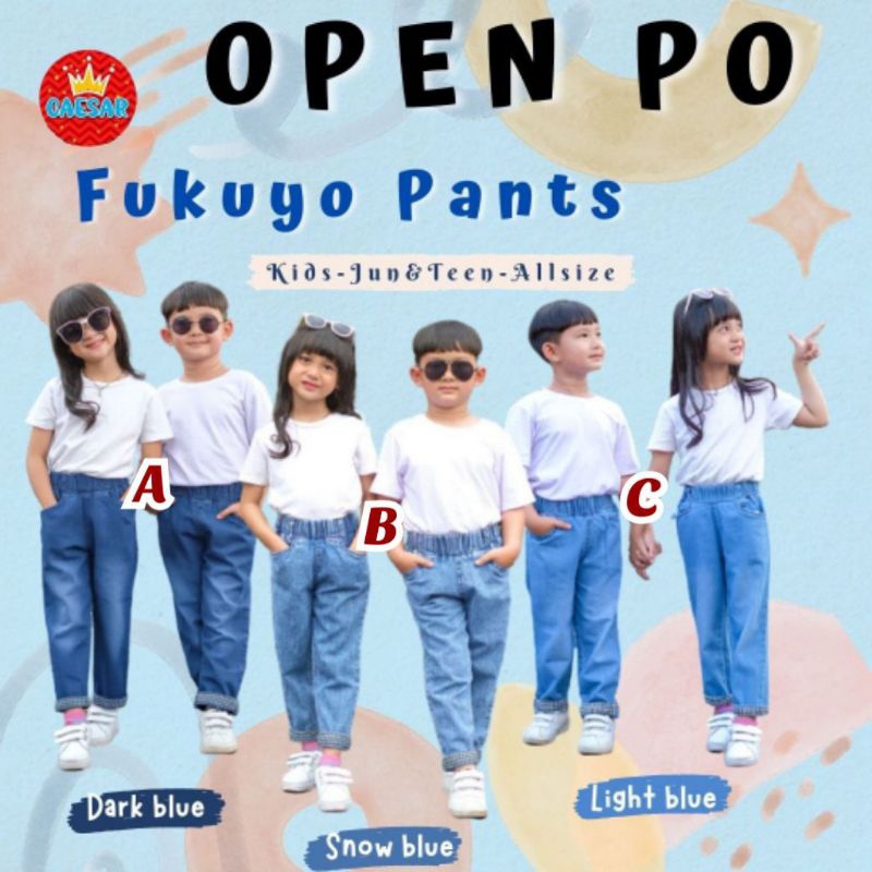 ready siap kirim celana jeans anak fukuyo pants by Caesar