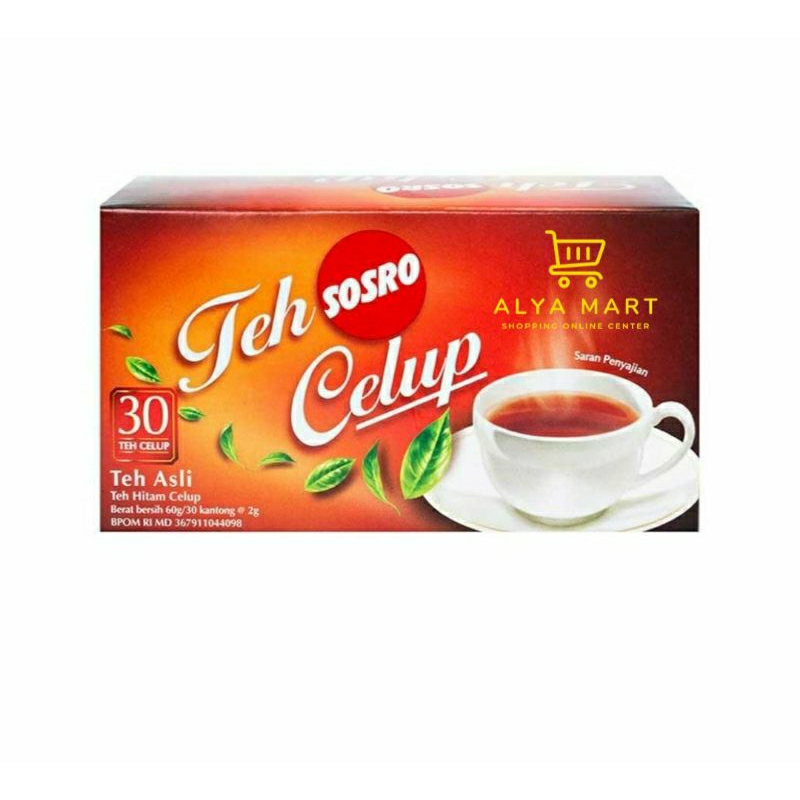 

Teh Celup Sosro Isi 30 Bags