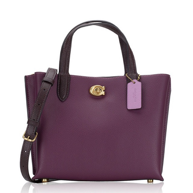 coach willow tote butik original new