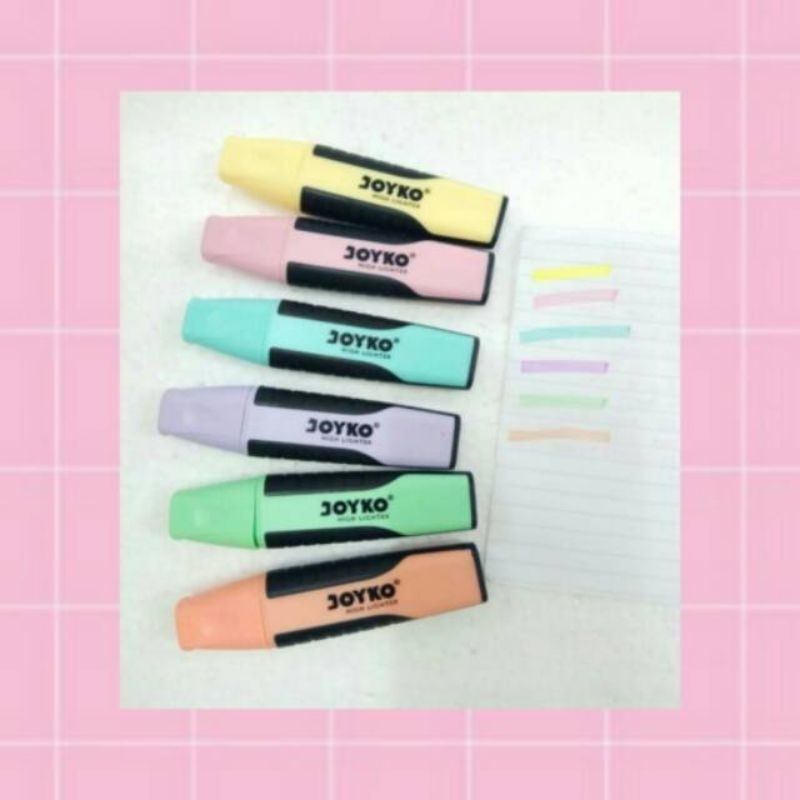 

Joyko highlighter pastel