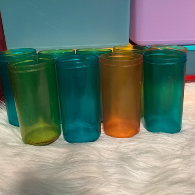 GELAS CRYSTAL tupperware second preloved