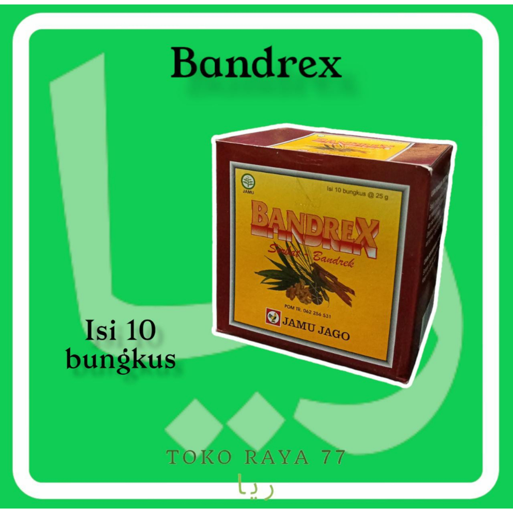 

Jamu Jago Bandrex Isi 10 Sachet Ready Stock Melayani Grosir