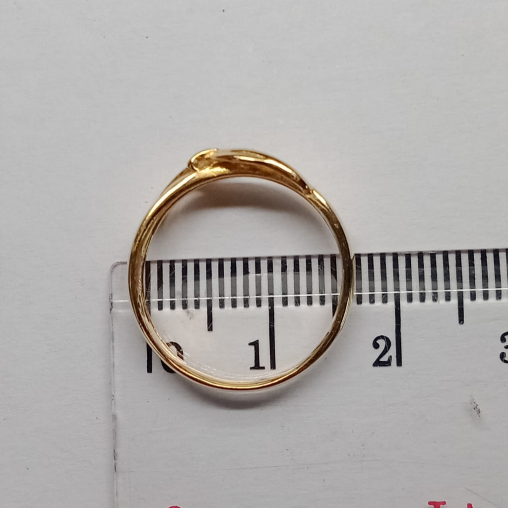 Cincin Emas 17K - 1.95 Gr Kadar 750 - 4753