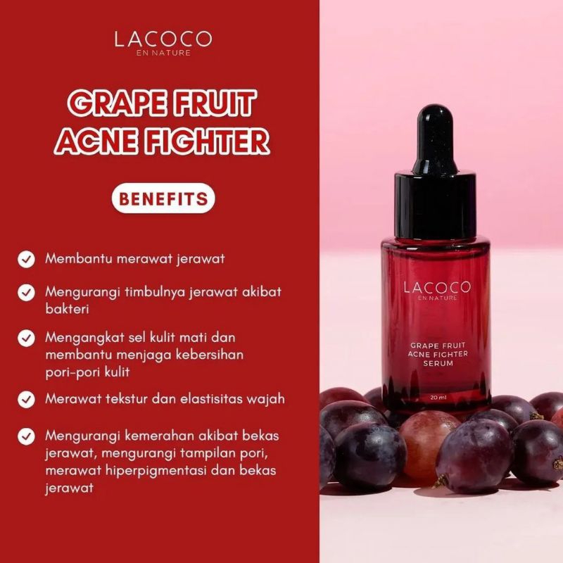 GRAPE SERUM/SERUM JERAWAT LACOCO