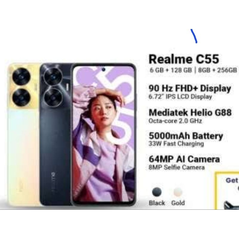 Realme C55 Terbaru Murah 128gb 256gb