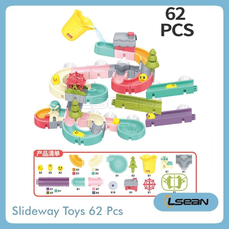 SLIDEWAY BABY BATH TOYS LINTASAN SELUNCURAN MAINAN MANDI ANAK