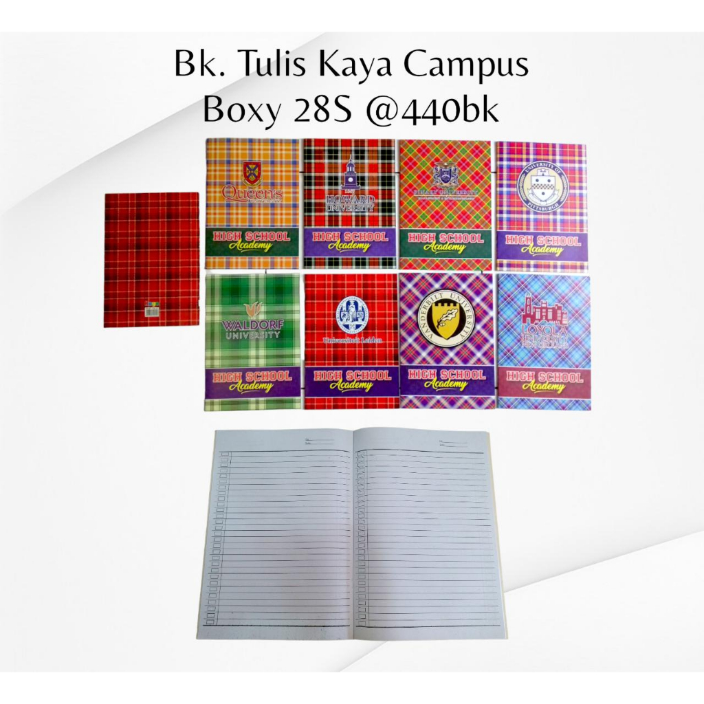 

Buku Tulis Boxy Kaya Batik Campus