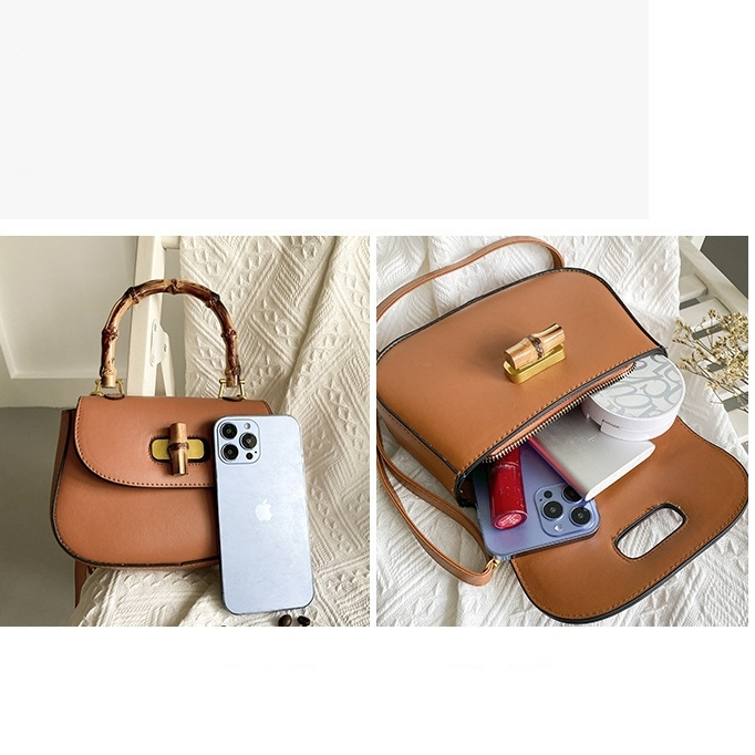 TAS SELEMPANG WANITA KOREA KEKINIAN BRANDED IMPORT BATAM TERBARU SIMPLE KULIT LEVANA SLINGBAG TA796B7 PREMIUM COKLAT FASHION BAHU CEWE SHOULDER BAG