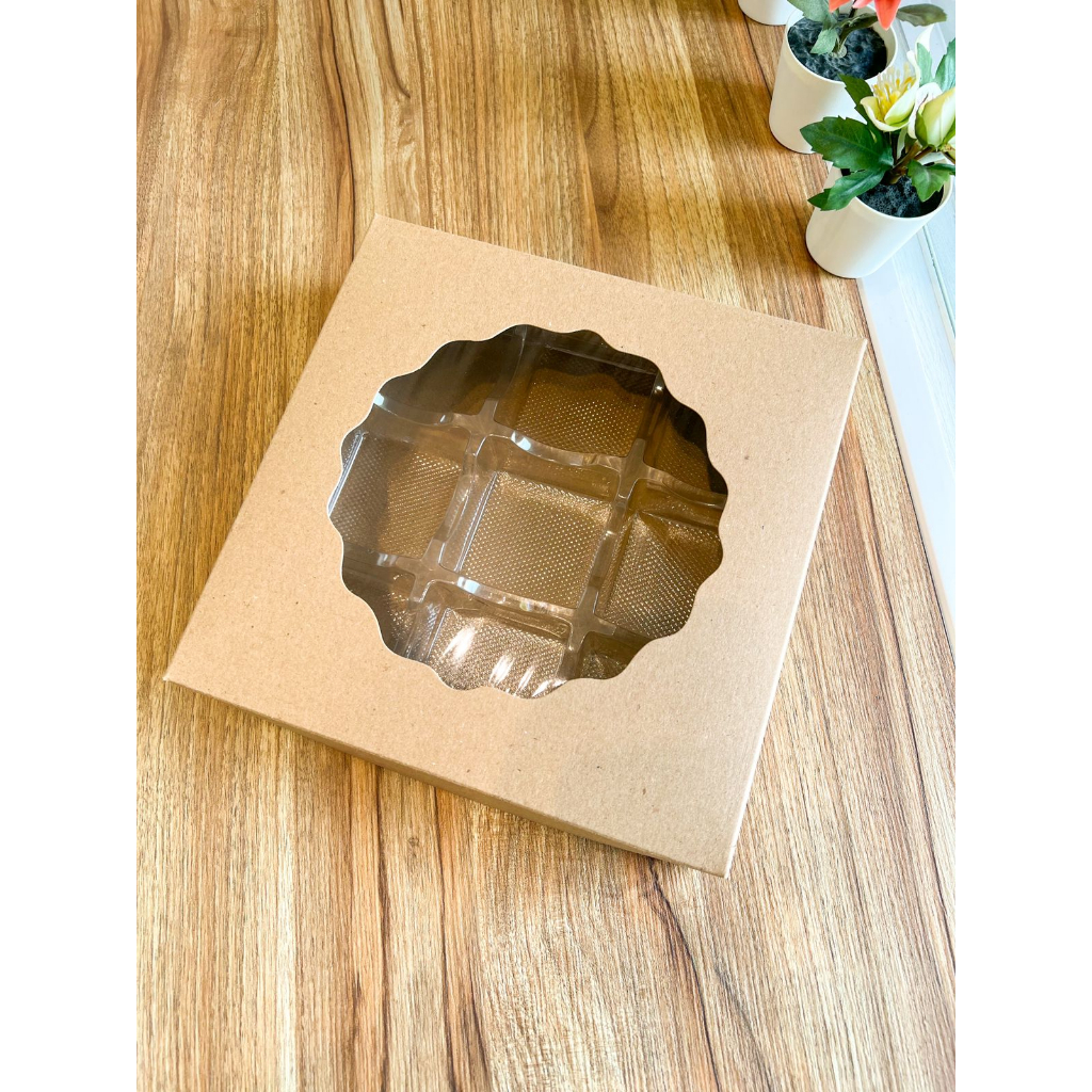 

CB242406 B - Dus Kue / Packaging Kue / Cake Box 24x24x6 cm Brown