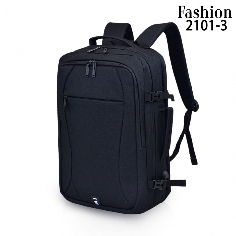 Tas Ransel Pria 2101-3 (Bahan C) Kanvas ( Polyester Ant Knitted Fabric )