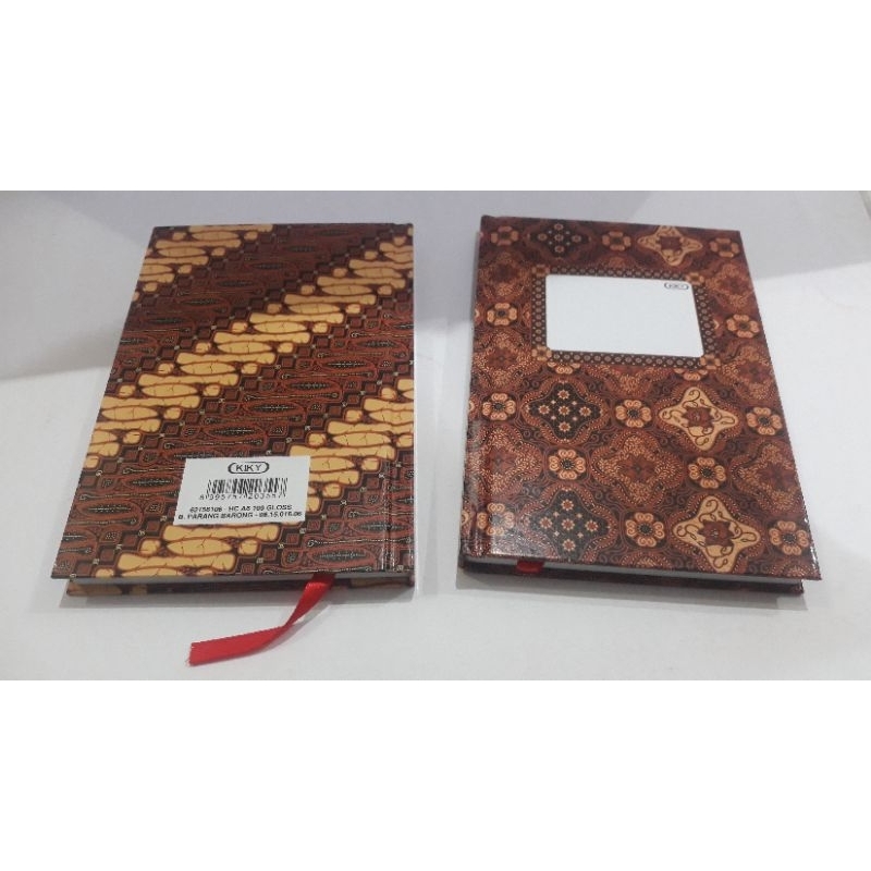 

buku kiky cover tebal ukuran A6 100 /200/300