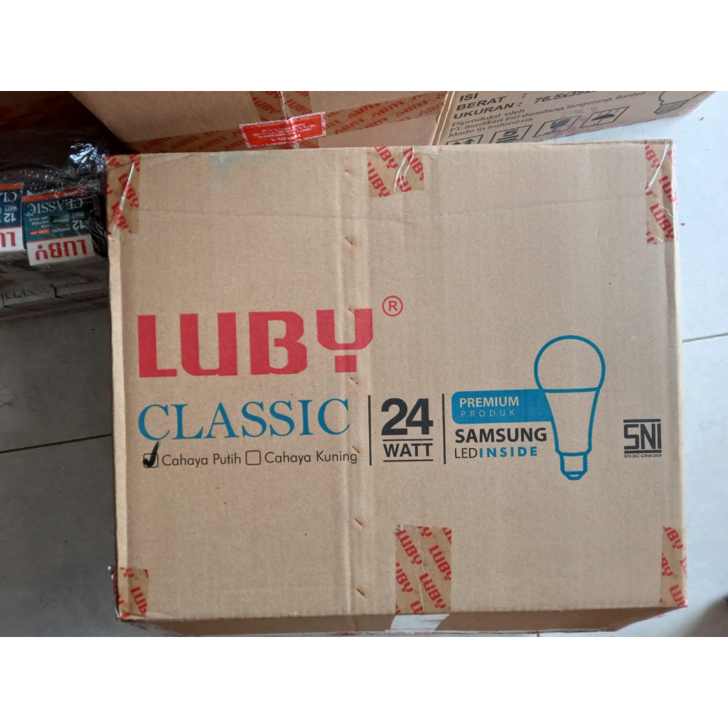 Lampu Luby Classic 24W / 24 Watt  (1 Dus / 1 Karton isi 30Pcs)