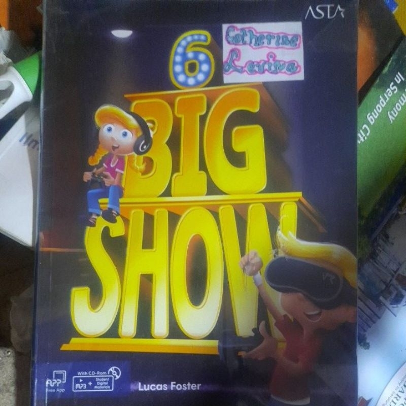 buku Big Show 6 student book penerbit ASTA + CD preloved